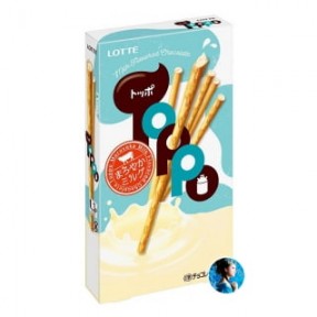 Палочки поки Toppo (с начинкой из молочного шоколада) / Pocky Toppo Lotte (Stick Biscuit & Milk)