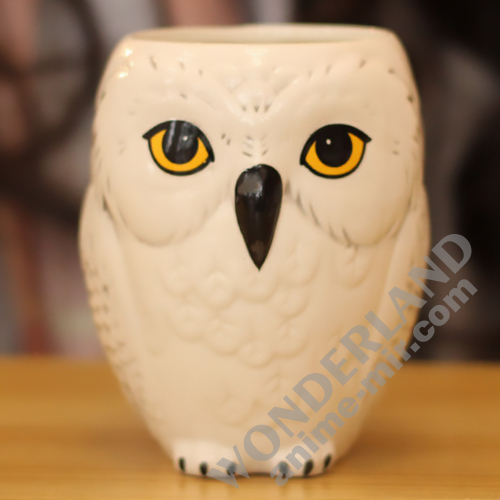 Большая кружка Гарри Поттер - белая сова Букля / Harry Potter - white owl Hedwig