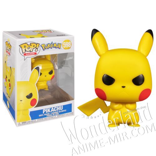 Аниме фигурка Покемон - фанко поп сердитый Пикачу / Pokemon - Funko POP Pikachu