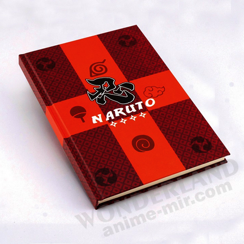 Аниме блокнот Наруто в твёрдой обложке / Naruto