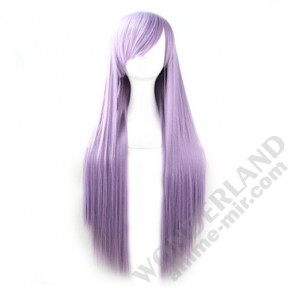 Косплей парик светло - фиолетовый 80см / Pale-purple cosplay wig