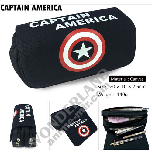 Пенал Капитан Америка логотип