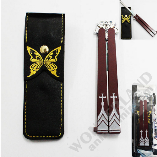 Нож-бабочка сувенирный Мастера меча онлайн / Butterfly knife blade Sword art online