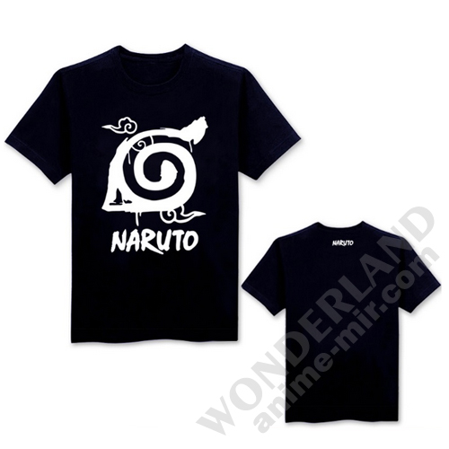 Аниме футболка с полной запечаткой Наруто Акацуки