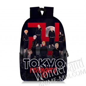 Аниме рюкзак Токийские мстители - Черный с логотипом / Tokyo Revengers
