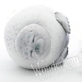 Плюшевая игрушка тюлень (серый)