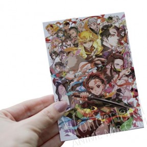 Аниме открытка Клинок, рассекающий демонов / Demon Slayer: Kimetsu No Yaiba