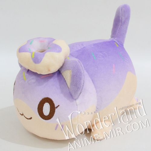 Плюшевая игрушка Кот с пончиком / Donut cat
