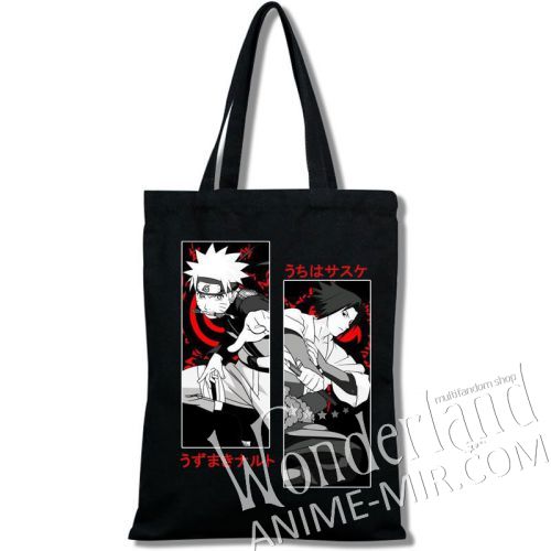 Аниме сумка-шоппер Наруто - Саске и Наруто / Naruto - Sasuke and Naruto