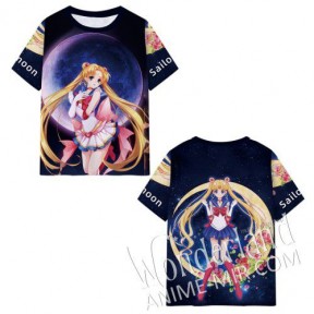 Аниме футболка Сейлор мун - Усаги на луне / Sailor Moon - Usagi Tsukino