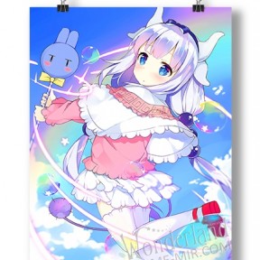 Аниме плакат Дракон-горничная Кобаяши - Канна / Miss Kobayashi's Dragon Maid - Kanna