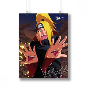 Аниме плакат Наруто - Дейдара / Naruto - Deidara