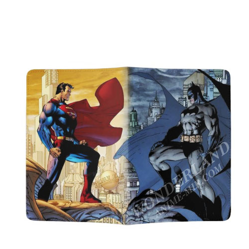 Обложка на паспорт ДС - Супермен и Бетмен / DC - Superman and Batman