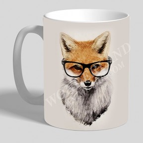 Кружка Лис в очках / Fox in the glasses