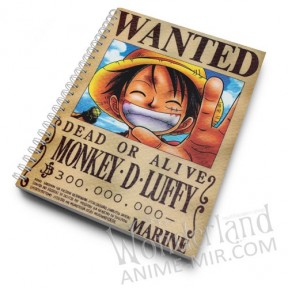 Аниме скетчбук Ван Пис - Луффи / One Piece - Luffy