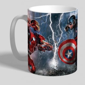 Кружка Марвел Первый Мститель: Противостояние - Капитан Америка и Железный Человек / Marvel Captain America: Civil War - Captain America and Iron Man