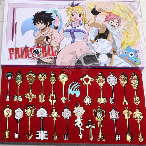 Аниме набор Хвост Феи - ключи Люси / Fairy Tail - Lucy keys