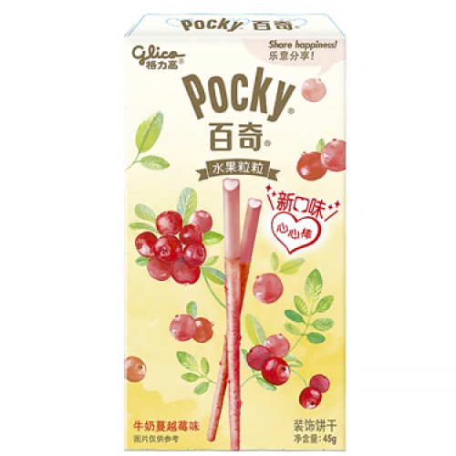 Палочки поки со вкусом мороженого с клюквой / Pocky - Glico Cranberry Ice Cream
