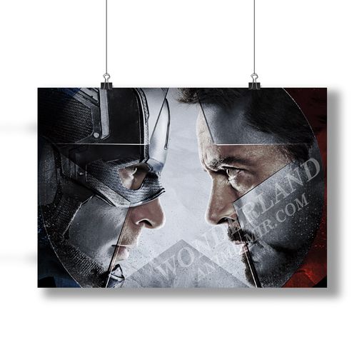 Плакат Marvel - Мстители - Противостояние / Avengers - Civil War