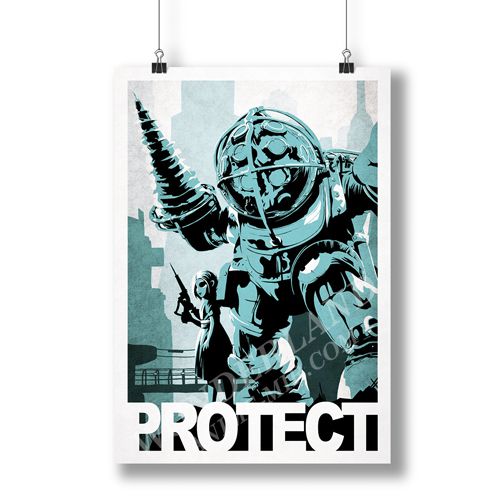 Плакат  Биошок / BioShock Infinite