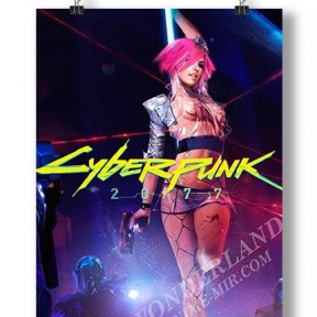 Плакат Киберпанк 2077 2 / Cyberpunk 2077