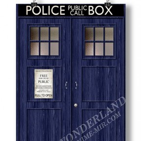 Плакат Доктор Кто - Тардис 4 / Doctor Who - Tardis