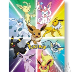 Аниме плакат Покемоны - Эволюции Иви / Pokemon - Eeveelution