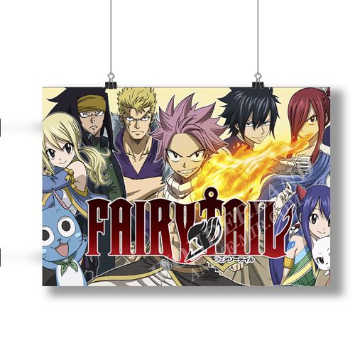 Аниме плакат Хвост Феи - Персонажи 4 / Fairy Tail