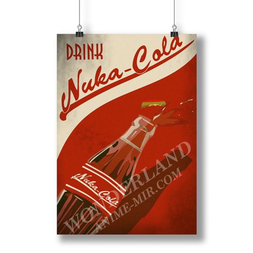 Плакат Фолаут - Нюка-Кола (2) / Fallout - Nuka-Cola