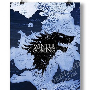 Плакат Игра Престолов - Старки / Game of Thrones -  House of Stark