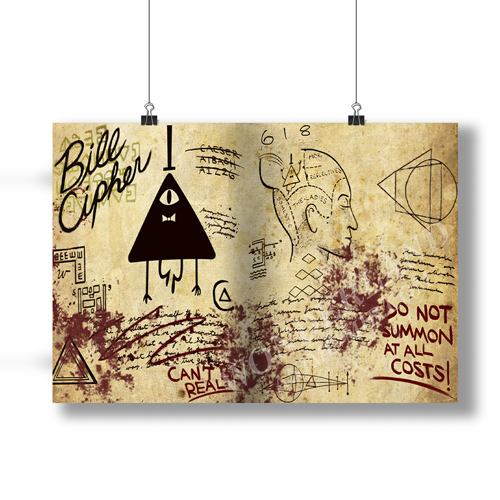 Плакат Гравити Фолз - Билл 2 / Gravity Falls - Bill