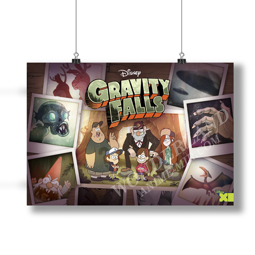 Плакат Гравити Фолз - Персонажи 1 / Gravity Falls