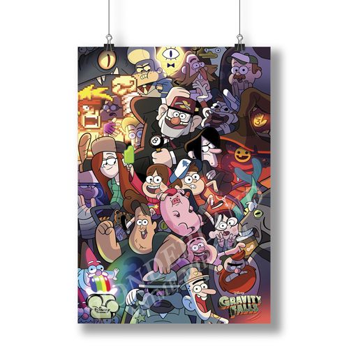 Плакат Гравити Фолз - Персонажи 4 / Gravity Falls