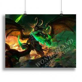 Плакат Варкрафт - Иллидан / Warcraft - Illidan