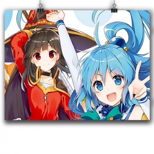Аниме плакат Коносуба - Мегумин и Аква / KonoSuba - Megumin and Aqua