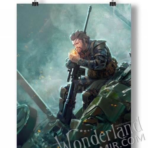 Плакат Метал Гир Солид / Metal Gear Solid