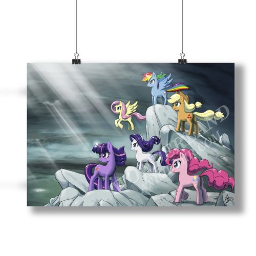 Плакат Мой Маленький Пони 4 / My Little Pony