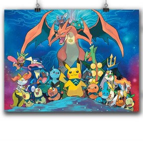 Аниме плакат Покемон - Персонажи / Pokemon