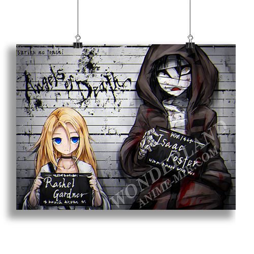 Аниме плакат Ангел кровопролития - Рейчел и Зак / Angels of death - Rachel and Zack