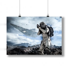 Плакат Звёздные Войны - Штурмовик / Star Wars - Stormtrooper