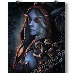 Плакат Варкрафт - Сильвана / Warcraft - Sylvana