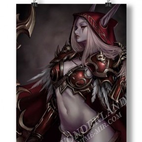 Плакат Варкрафт - Сильвана 2 / Warcraft - Sylvana