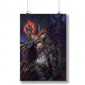 Плакат Варкрафт - Сильвана 4 / Warcraft - Sylvana