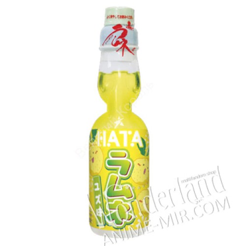 Японский напиток лимонад Рамуне с шариком со вкусом Юдзу 200мл / Japanese drink Ramune - with a Yuzu flavor
