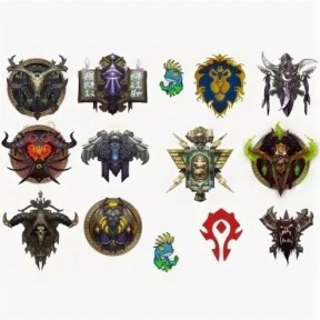 Стикеры Варкрафт (Логотипы) / Warcraft