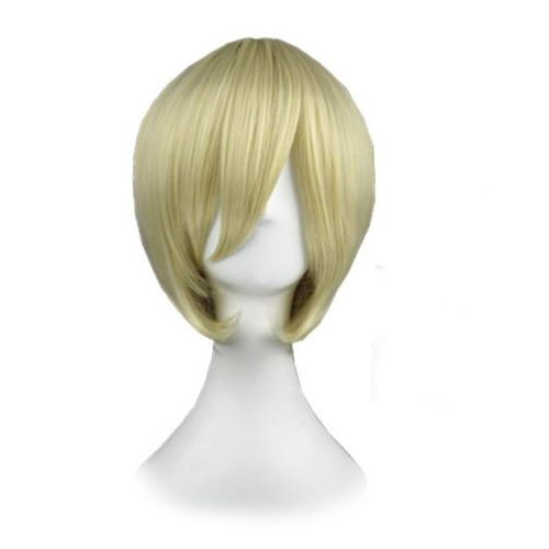 Косплей парик светлый блонд 30см / Cosplay wig blonde bob