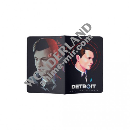 Обложка на паспорт Детроит: стать человеком - Коннор / Detroit become human - Konnor