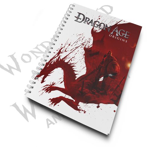 Скетчбук Драгон Эйдж - Красный Дракон / Dragon Age - Red lyrium dragon