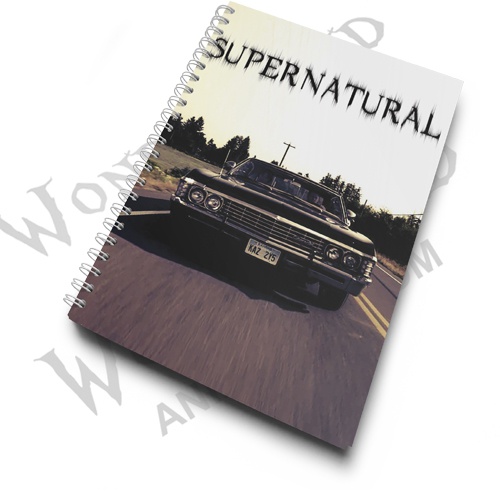 Скетчбук Сверхъестественное - Шевроле Импала 1967 / Supernatural - Chevrolet Impala 1967 (1)