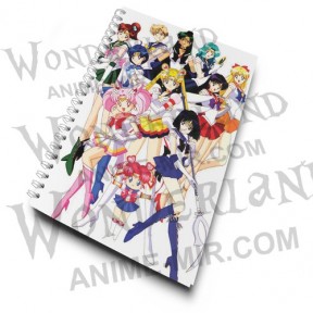 Аниме скетчбук Сейлор Мун - все персонажи / Sailor Moon - all characters (2)